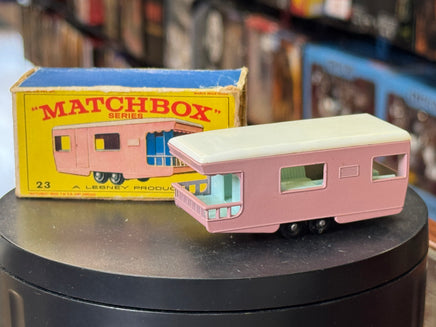 Trailer Caravan 23 Diecast (Vintage Matchbox, Lesney) - Bitz & Buttons