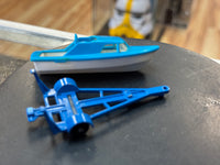 Boat & Trailer Diecast (Vintage Matchbox, Lesney) - Bitz & Buttons