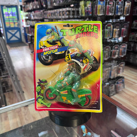 Michelangelo Friction Motorcycle 8801 (Vintage TMNT Ninja Turtles, Turtle Riders) SEALED