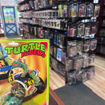 Michelangelo Friction Motorcycle 8801 (Vintage TMNT Ninja Turtles, Turtle Riders) SEALED - Bitz & Buttons