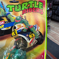 Michelangelo Friction Motorcycle 8801 (Vintage TMNT Ninja Turtles, Turtle Riders) SEALED - Bitz & Buttons