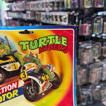 Michelangelo Friction Motorcycle 8801 (Vintage TMNT Ninja Turtles, Turtle Riders) SEALED - Bitz & Buttons