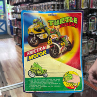 Michelangelo Friction Motorcycle 8801 (Vintage TMNT Ninja Turtles, Turtle Riders) SEALED - Bitz & Buttons