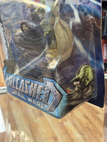 Yoda & Emperor Palpatine Unleashed Mini Statue (Star Wars, Hasbro) SEALED