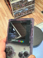Game Boy Color Purple Translucent with Elmo Game (Nintendo, Video Game Console) Tested Working - Bitz & Buttons