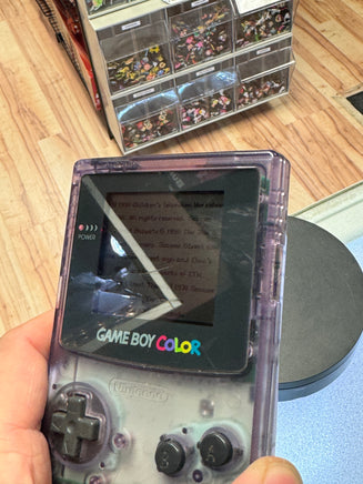 Game Boy Color Purple Translucent with Elmo Game (Nintendo, Video Game Console) Tested Working - Bitz & Buttons