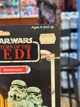 Imperial Stormtrooper ROTJ 7231 (Vintage Star Wars, Kenner) SEALED/CRACKED BUBBLE - Bitz & Buttons