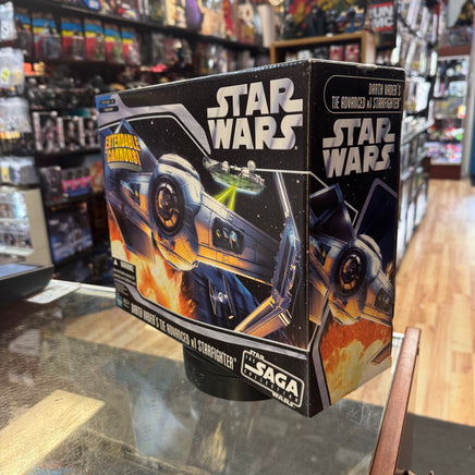 Darth Vaders Tie Advanced X1 Starfighter (Star Wars Saga, Hasbro) SEALED - Bitz & Buttons