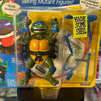 Leonardo Talkin' Turtles 5427 (Vintage TMNT Teenage Mutant Ninja Turtles, Playmates) SEALED