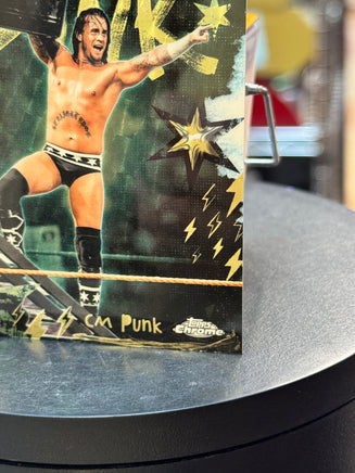 Money in the Bank CM Punk 1/1 -Platinum Punk  (WWE, Topps Chrome) - Bitz & Buttons