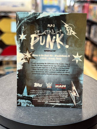Money in the Bank CM Punk 1/1 -Platinum Punk  (WWE, Topps Chrome) - Bitz & Buttons