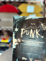 Money in the Bank CM Punk 1/1 -Platinum Punk  (WWE, Topps Chrome) - Bitz & Buttons