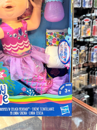 Shimmer N' Splash Mermaid Brunette (Baby Alive, Mattel) - Bitz & Buttons