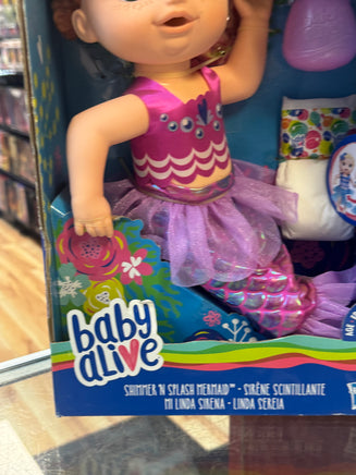 Shimmer N' Splash Mermaid Brunette (Baby Alive, Mattel) - Bitz & Buttons