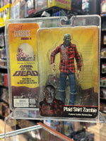 Plaid Shirt Zombie (Dawn of the Dead, Neca Cult Classics) SEALED - Bitz & Buttons