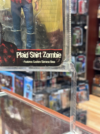 Plaid Shirt Zombie (Dawn of the Dead, Neca Cult Classics) SEALED - Bitz & Buttons
