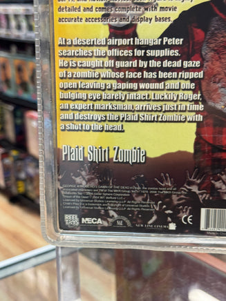 Plaid Shirt Zombie (Dawn of the Dead, Neca Cult Classics) SEALED - Bitz & Buttons