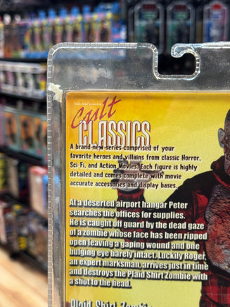 Plaid Shirt Zombie (Dawn of the Dead, Neca Cult Classics) SEALED - Bitz & Buttons