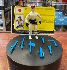 Street Fighter Ryu (Vintage GI Joe, Hasbro) **COMPLETE** - Bitz & Buttons
