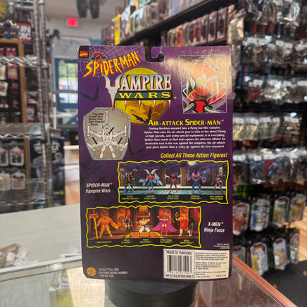 Vampire Wars Air Attack Spider-Man (Vintage Marvel Spiderman, Toybiz) SEALED - Bitz & Buttons