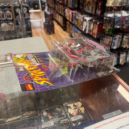 Vampire Wars Air Attack Spider-Man (Vintage Marvel Spiderman, Toybiz) SEALED - Bitz & Buttons