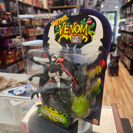 Madness Venom with Surprise Attack Head  (Vintage Marvel Spiderman Venom, Toybiz) SEALED (Copy) - Bitz & Buttons