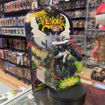 Madness Venom with Surprise Attack Head  (Vintage Marvel Spiderman Venom, Toybiz) SEALED (Copy) - Bitz & Buttons