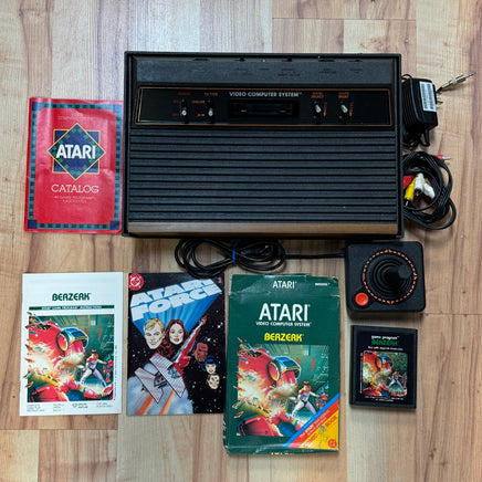 Atari 2600 AV Modded 5715 (Vintage Atari, Gaming System) TESTED WORKING With Games - Bitz & Buttons