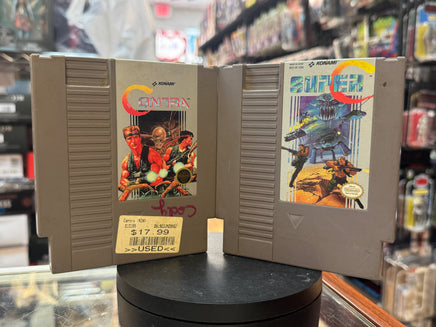 Super Contra & Super C Lot (Vintage Nintendo NES, Video Game) - Bitz & Buttons