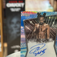 Je'Von Evans NXT Blue Refractor Autograph Card (WWE, Topps Chrome)