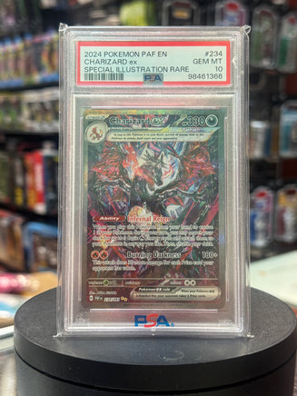 Charizard EX 234/091 SIR (Pokemon, Paldean Fates) **PSA 10** - Bitz & Buttons