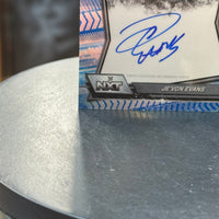 Je'Von Evans NXT Blue Refractor Autograph Card (WWE, Topps Chrome)