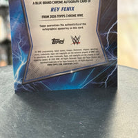 Rey Fenix Auto -Blue Refractor 140/150- (WWE, Topps Chrome)