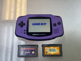 Gameboy Advance Purple with Games IPS Screen Upgrade (Nintendo Gameboy Advance, Vintage Video Games) **TESTED WORKING**