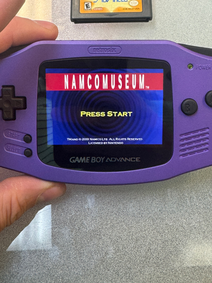 Screen Bitz Gameboy Advance Purple with Games IPS Screen Upgrade (Nintendo Gameboy ...