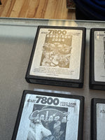 Atari 7800 with Controllers & Game Lot AV Upgrade (Atari, Vintage Video Games) **TESTED WORKING** - Bitz & Buttons