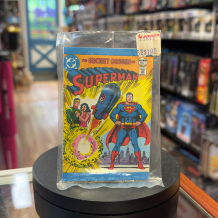 Superman Secret Origin Comic Book Candy (Vintage DC Comics, Leaf) Sealed - Bitz & Buttons