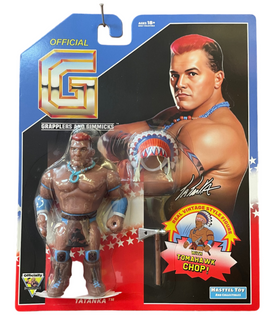 Tatanka with Head Dress 93 (Grapplers & Gimmicks WWF, Hasttel Toys)