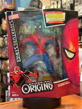 Amazing Fantasy Spider-Man Origins with Comic (Marvel Signature Series, Toybiz)