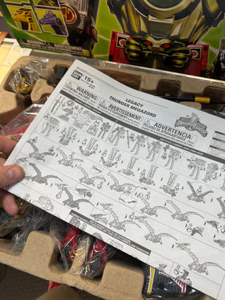 Legacy Thunder Megazord (MMPR Power Rangers, Hasbro) **COMPLETE** - Bitz & Buttons