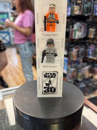 Mini Fig Magnet Set: Y-Wing, Driver & Stormtrooper (Star Wars, Lego) SEALED - Bitz & Buttons