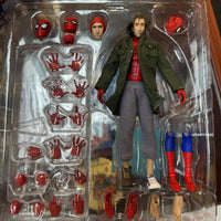 Peter B. Parker (Medicom Mafex, Spider-Verse) W/ Accessories - Bitz & Buttons