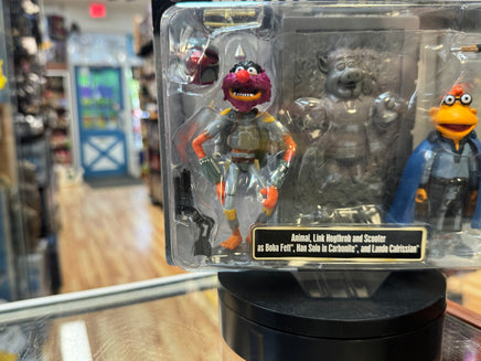 Animal as Boba Fett & Scooter as Lando (Star Wars Muppets, Hasbro) SEALED - Bitz & Buttons