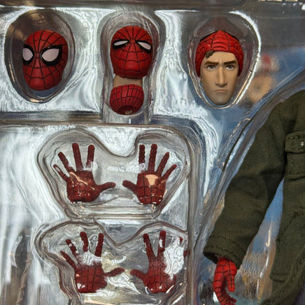 Peter B. Parker (Medicom Mafex, Spider-Verse) W/ Accessories - Bitz & Buttons