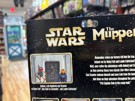 Animal as Boba Fett & Scooter as Lando (Star Wars Muppets, Hasbro) SEALED - Bitz & Buttons