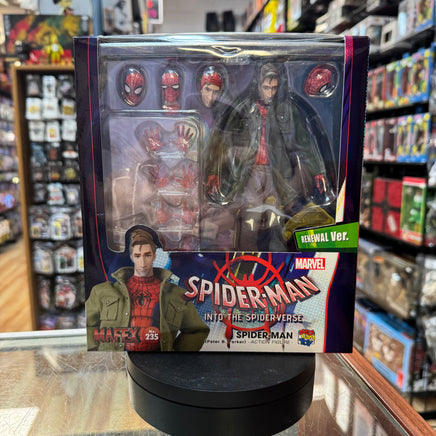 Peter B. Parker (Medicom Mafex, Spider-Verse) W/ Accessories - Bitz & Buttons