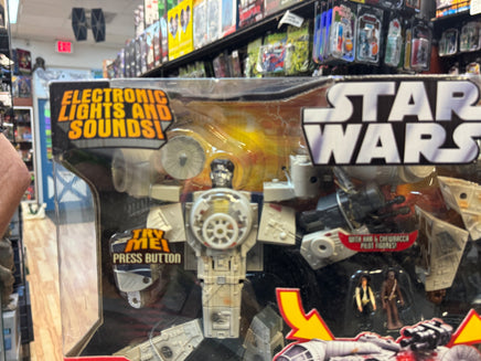 Han Solo & Chewbacca as Millennium Falcon (Star Wars Transformers, Hasbro) SEALED - Bitz & Buttons