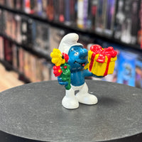 Gift Smurf Mini Figure 7788 (Vintage Smurfs, Schliech)