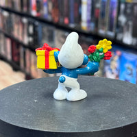 Gift Smurf Mini Figure 7788 (Vintage Smurfs, Schliech)