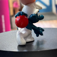 Bowling Smurf Mini Figure 7789 (Vintage Smurfs, Schliech)